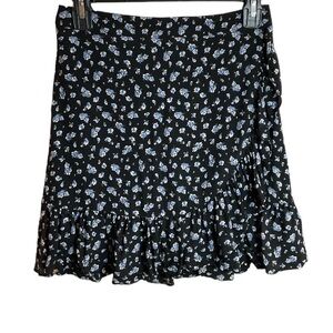 Madewell Ruffle Wrap Mini Skirt